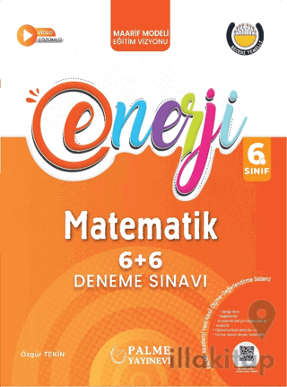 6. Sınıf Enerji 6+6 Matematik Deneme Sınavı