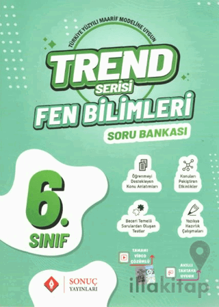 6. Sınıf Fen Bilimleri Trend Serisi Soru Bankası