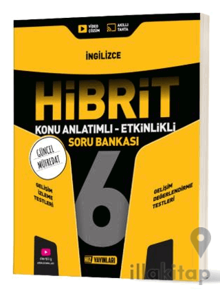 6. Sınıf Hibrit İngilizce Konu Anlatımlı - Etkinlikli Soru Bankası
