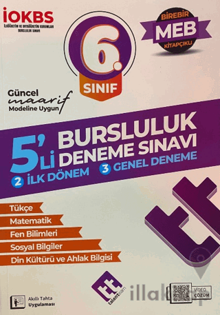 6. Sınıf İOKBS 5'li Bursluluk Deneme Sınavı