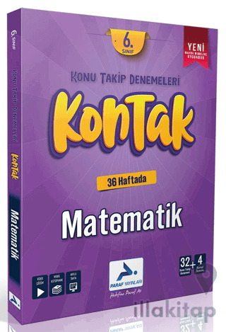 6. Sınıf Kontak Matematik Konu Takip Denemeleri