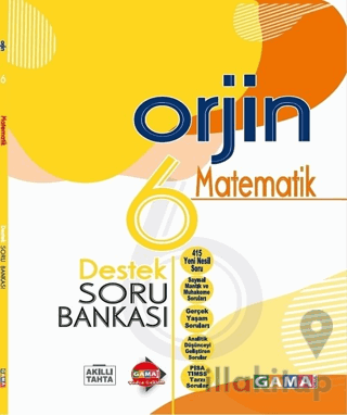 6 Sınıf Orjin Matematik Destek Soru Bankası
