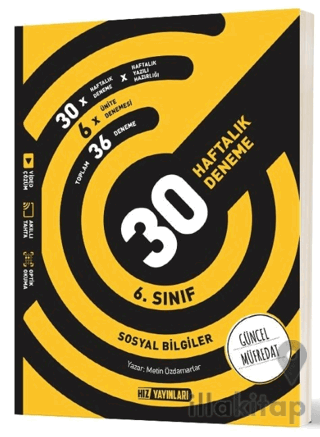 6. Sınıf Sosyal Bilgiler 30 Haftalık Deneme