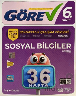 6. Sınıf Sosyal Bilgiler 36 Haftalık Çalışma Föyleri