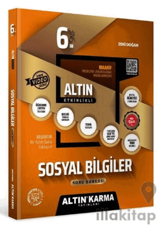6. Sınıf Sosyal Bilgiler Altın Etkinlikli Kazanım Soru Bankası