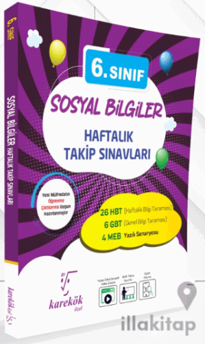 6. Sınıf Sosyal Bilgiler Haftalık Takip Sınavları