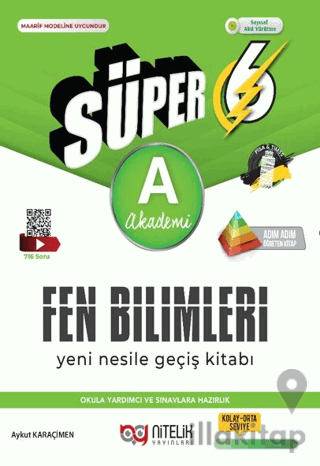 6. Sınıf Süper Fen Bilimleri Soru Kitabı Yeni Nesil (A)
