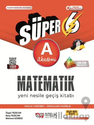 6. Sınıf Süper Matematik Yeni Nesil Geçiş Kitabı