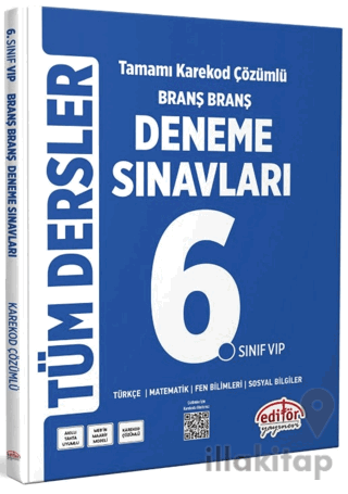 6. Sınıf Tüm Dersler Branş Branş Tamamı Çözümlü Deneme Sınavları