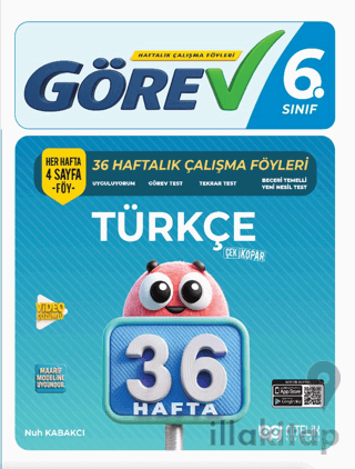 6. Sınıf Türkçe Görev 36 Haftalık Çalışma Föyleri