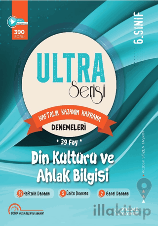 6. Sınıf Ultra Serisi Din Kültürü ve Ahlak Bilgisi Denemeleri 39 Föy