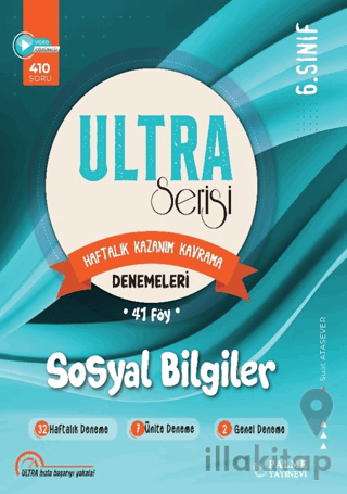 6. Sınıf Ultra Serisi Sosyal Bilgiler Denemeleri 41 Föy