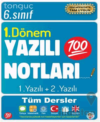 6. Sınıf Yazılı Notları 1. Dönem 1 ve 2. Yazılı