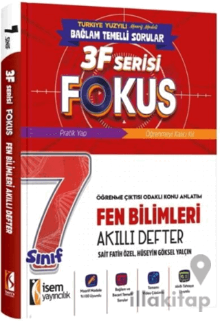 7. Sınıf Fen Bilimleri 3F Fokus Akıllı Defter