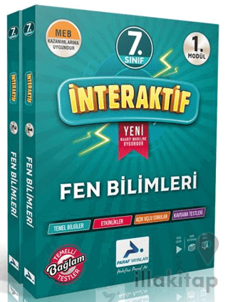 7. Sınıf İnteraktif Fen Bilimleri Etkinlikli Çalışma Kitabı