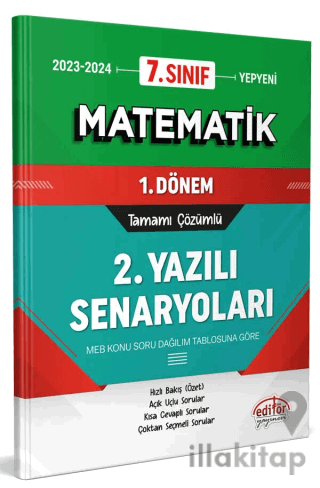 7. Sınıf Matematik 1. Dönem Ortak Sınavı 2. Yazılı Senaryoları Tamamı 