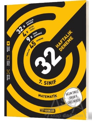 7. Sınıf Matematik 32 Haftalık Kazanım Denemeleri