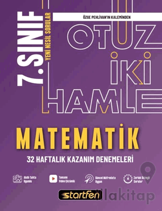 7. Sınıf Matematik 32 Haftalık Kazanım Denemeleri
