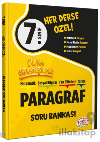 7. Sınıf Tüm Branşlar Paragraf Soru Bankası