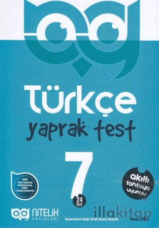 7. Sınıf Türkçe 24 Yaprak Test