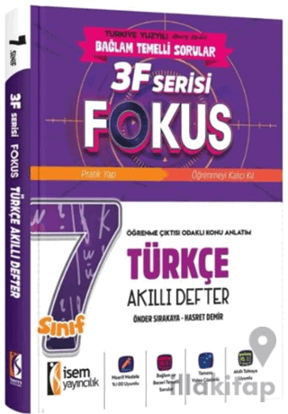 7. Sınıf Türkçe 3F Fokus Akıllı Defter