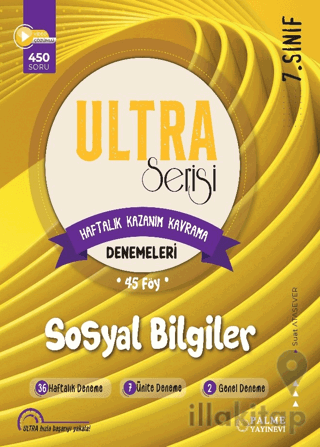 7. Sınıf Ultra Serisi Sosyal Bilgiler Denemeleri 45 Föy