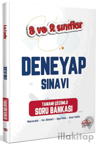 8-9. Sınıf Deneyap Tamamı Çözümlü Soru Bankası