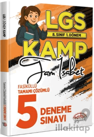 8. Sınıf 1. Dönem LGS Kamp Tam İsabet Fasiküllü Tamamı Çözümlü 5 Denem