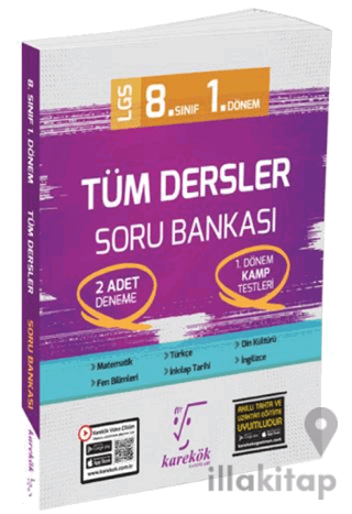 8. Sınıf 1. Dönem Tüm Dersler Soru Bankası