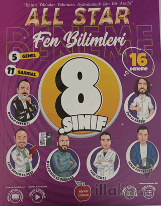 8. Sınıf All Star Fen Bilimleri 16 Deneme