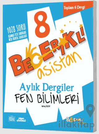 8. Sınıf Becerikli Asistan Fen Bilimleri Aylık Dergiler Seti