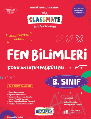 8. Sınıf Classmate Fen Bilimleri Konu Anlatım Fasikülleri