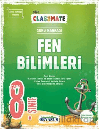 8. Sınıf Classmate Fen Bilimleri Soru Bankası