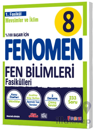 8. Sınıf Fen Bilimleri Fenomen Mevsimler ve İklim 1. Fasikül Gama Yayınları