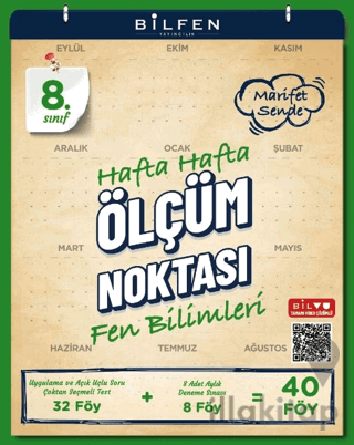 8. Sınıf Fen Bilimleri Hafta Hafta Ölçüm Noktası