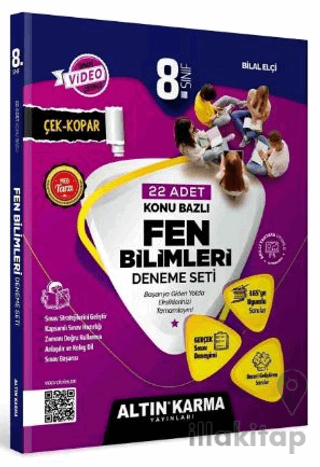 8. Sınıf Fen Bilimleri Konu Bazlı 22 Deneme