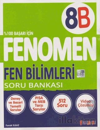 8. Sınıf Fenomen Fen Bilimleri B Soru Bankası Gama Okul Yayınları