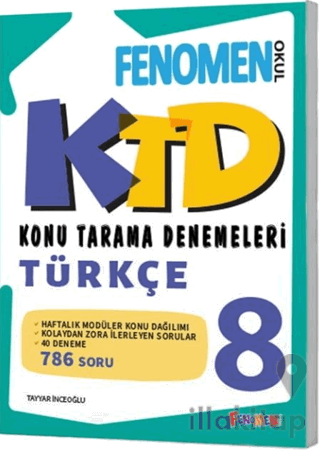8. Sınıf Fenomen Türkçe 40'lı Konu Denemeleri