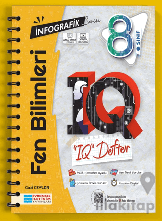 8. Sınıf İnfografik Serisi Fen Bilimleri IQ Defter
