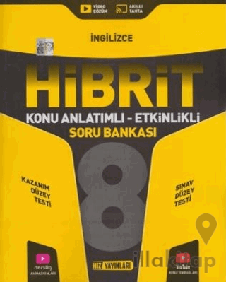 8. Sınıf İngilizce HİBRİT Konu Anlatımlı Etkinlikli Soru Bankası