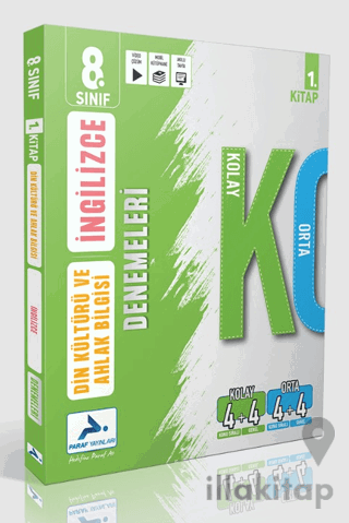 8. Sınıf İngilizce ve Din Kültürü ve Ahlak Bilgisi Kolay Orta Branş De