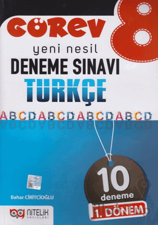 8. Sınıf LGS 1. Dönem Türkçe Görev 10 Deneme