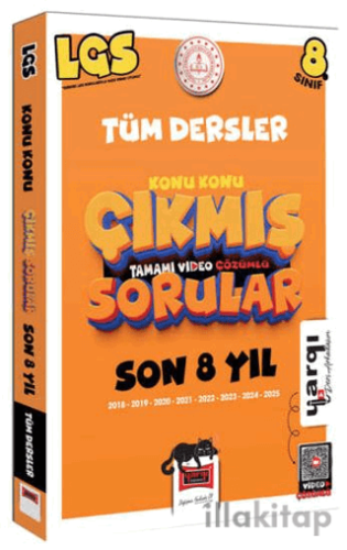 8. Sınıf LGS 2018-2025 Tüm Dersler Konu Konu Son 8 Yıl Çıkmış Sorular