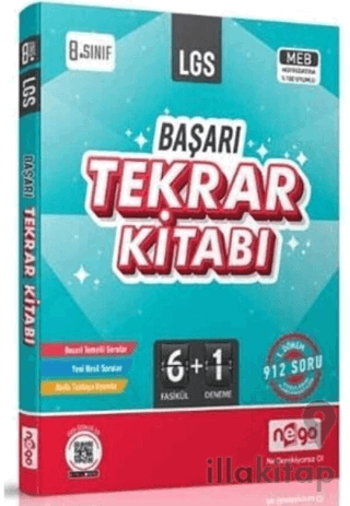 8. Sınıf LGS Başarı Tekrar Kitabı 1. Dönem 6 Fasikül 1 Deneme