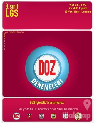 8.Sınıf LGS Doz Denemeleri Tonguç Akademi