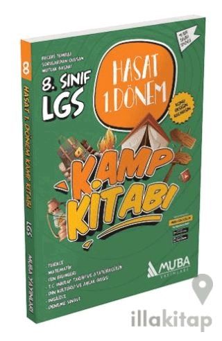 8. Sınıf LGS Hasat Kamp Kitabı Soru Bankası ve Deneme Sınavı (1. Dönem)
