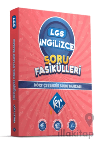 8. Sınıf LGS İngilizce Soru Fasikülleri Dört Çeyreklik Soru Bankası