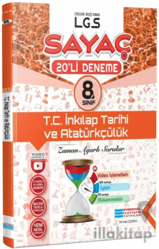 8. Sınıf LGS Sayaç T.C. İnkılap Tarihi ve Atatürkçülük 20'li Deneme