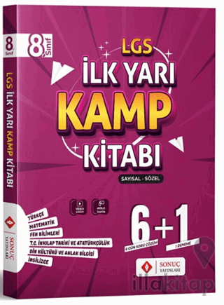8. Sınıf LGS Sayısal Sözel İlk Yarı Kamp Kitabı