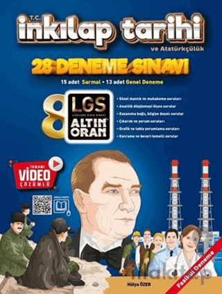 8. Sınıf LGS T.C İnkılap Tarihi ve Atatürkçülük Altın Oran 28 Deneme